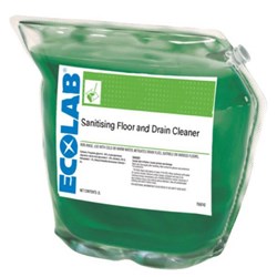 Ecolab Sanitising Floor and Drain Cleaner 2L, Carton of 2
