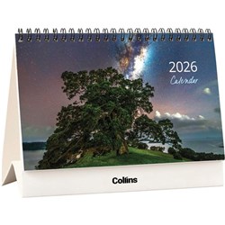 Collins Desk Calendar Month To View 2026