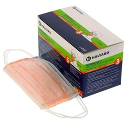 Halyard Health Fluidshield Level 3 Fog Free Mask with Earloop, Box of 40