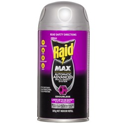 Raid Max Automatic Advanced Multi-Insect Pest Control System Refill, 185g