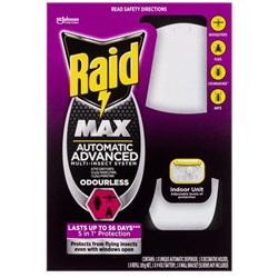 Raid Max Automatic Advanced Multi-Insect Pest Control System Indoor, 185g