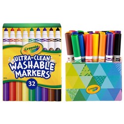 Crayola Broadline Markers, Pack of 32