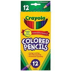 Crayola Coloured Pencils, Pack of 12
