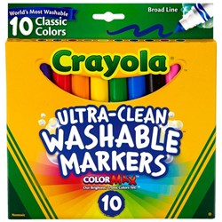 Crayola Broadline Classic Markers, Pack of 10