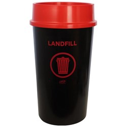 Sabco Recycling Station Landfill Bin 60L Red