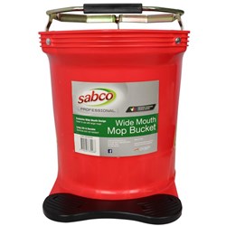 Sabco Wide Mouth Mop Bucket 16L Red