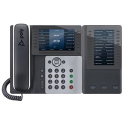 Poly Edge E550 IP Phone PoE-Enabled