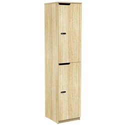 Knight Cubit 2 Door Locker Atlantic Oak