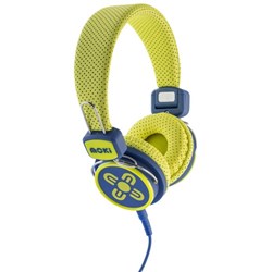Moki Kid Safe Volume Limited Headphones Yellow/Blue