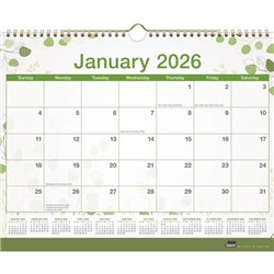 Sasco Eco Wall Calendar Large 380X300mm 2026
