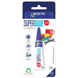 Bostik Super Glue Liquid 3g Clear
