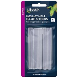 Bostik HG3 Hot Melt Glue Sticks, Pack of 10