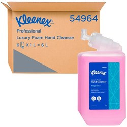 Kleenex Luxury Foam Hand Cleanser Fragrance (54964) 1L, Carton of 6