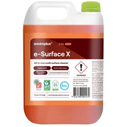 Enviroplus e-Surface X E4 Multi-Surface Concentrated Cleaner 2.5L, Carton of 6