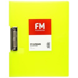FM Vivid A4 Side Opening Clipboard Yellow