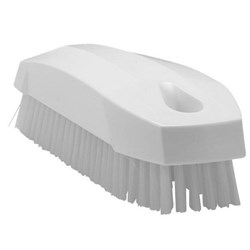 Vikan Nail Brush Stiff Bristle 130mm Small White