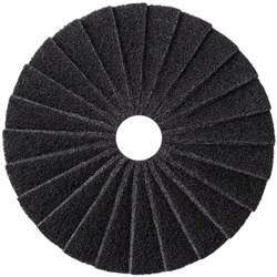 Glomesh Turbo Strip Floor Pad Black, Carton of 4
