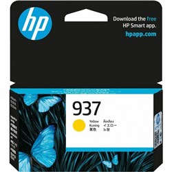 HP 937 Yellow Original Ink Cartridge 4S6W4NA