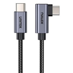 Unitek USB-C to Right Angled 90 Degree USB-C Connector 0.5m