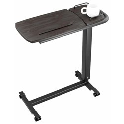 Icare Over Bed Table Low Profile Charcoal