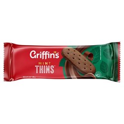 Griffin's Chocolate Thins Mint Biscuits 180g