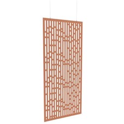 Boyd Acoustic Hanging Carved Panel 1200mm Downpour Rust