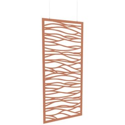 Boyd Acoustic Hanging Carved Panel 1200mm Swell Rust