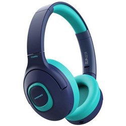 Promate Child-Safe Wireless Bluetooth Over-Ear Headphones Aqua