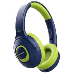 Promate Child-Safe Wireless Bluetooth Over-Ear Headphones Emerald