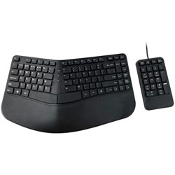 ACC Contour Bluetooth Keyboard With Wired Numeric Pad Combo