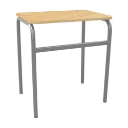 SitRite Deluxe Multi Desk Maple/Silver