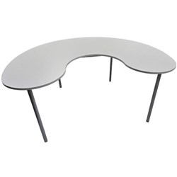 SitRite Network Group Table 1800mm Grey/Sliver