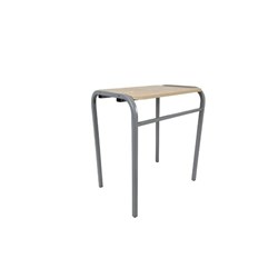 SitRite Standard Multi Desk Maple/Silver