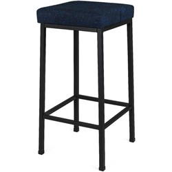 SitRite Standard Stool 660mm Black Frame Poly Fabric/Black