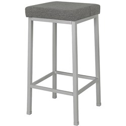 SitRite Standard Stool 660mm Silver Frame Poly Fabric/Graphite Grey