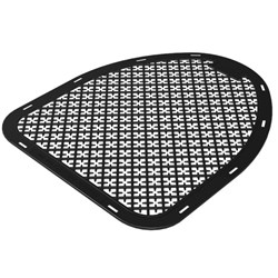 Shield Shape Floor Mat for Wall-Hung Urinal with Backing Refill Kiwi Grapefruit