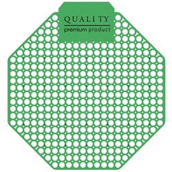 Wave 2.0 Basic Screen Urinal Mat Super Lime, Pack of 10