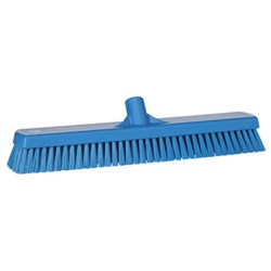 Vikan Wall/Floor Stiff Bristle Washing Brush 470mm Blue