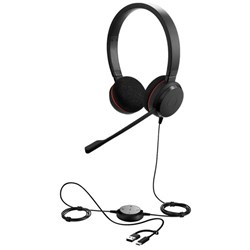 Jabra Evolve 20 SE MS Stereo Wired Headset USB-C/A Leatherettes