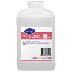 Taski Good Sense Fresh J-Fill Deodoriser Concentrate 2.5L, Carton of 2