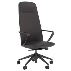 Aero Executive High Back Unassembled Meeting Chair Black