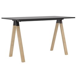 Ligna Bar Leaner 1600x900mm Oak/Black