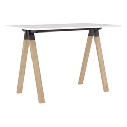 Ligna Bar Leaner 1600x900mm Oak/White