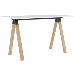 Ligna Bar Leaner 1800x900mm Oak/White