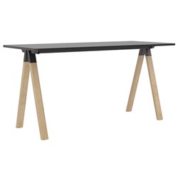 Ligna Bar Leaner 210x900mm Oak/Black