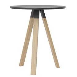 Ligna Bar Leaner 900mm Oak/Black