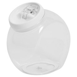 Flip-Tite Airtight Round Canister 4.7L Clear