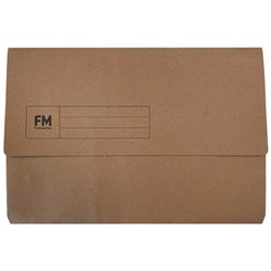 FM Document Wallet Foolscap Kraft