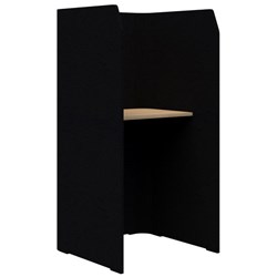 Sonic Focus Acoustic Standup Workpod 1800x900x900mm Black/Classic Oak