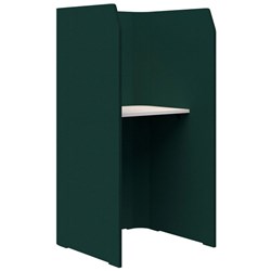 Sonic Focus Standup Workpod 1800x900x900mm Peacock Green/Snow Velvet